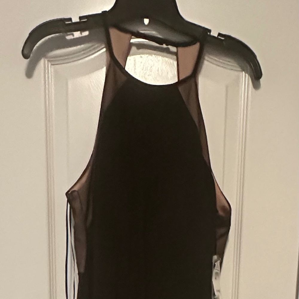 NWT Black sleeveless formal dress